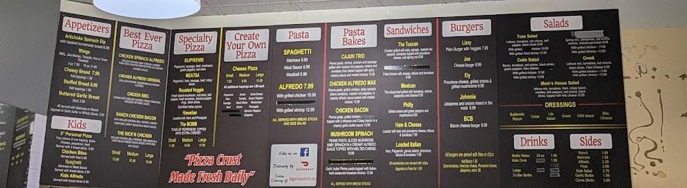 Bigg's Pizza and Grill Menu image 2