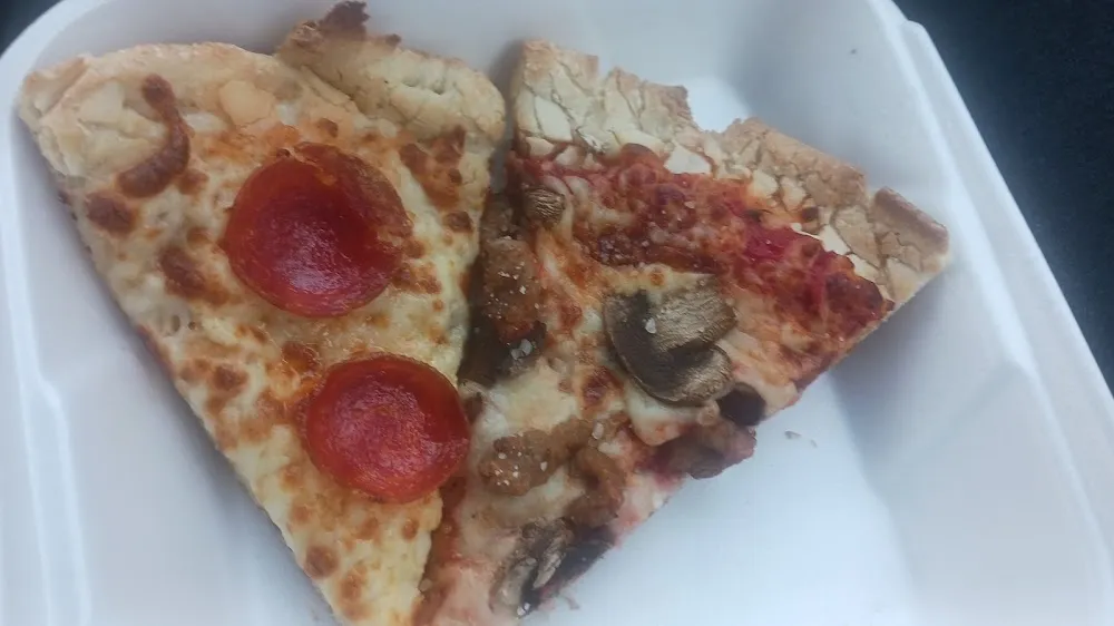 Pepperoni Pizza & Hamburger Mushroom Pizza
